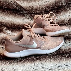 Nike Flex Contact tennis shoe, size 10, color (Rose)